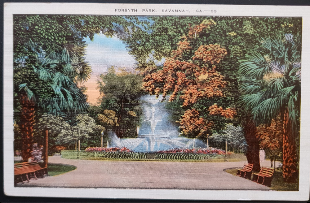 (image for) postcard USA - GA - Georgia #0001